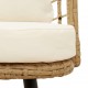 Sonata H Градински столове 2 бр. с възглавници Natural Poly Rattan