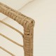 Sonata H Градински столове 2 бр. с възглавници Natural Poly Rattan