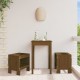 Sonata H Градински табуретки 2 бр меденокафяви 40x36x45 см бор масив
