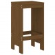 Sonata H Бар табуретки 2 бр меденокафяви 40x36x75 см бор масив