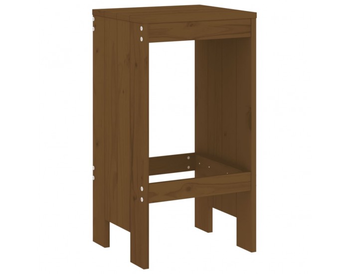 Sonata H Бар табуретки 2 бр меденокафяви 40x36x75 см бор масив