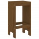 Sonata H Бар табуретки 2 бр меденокафяви 40x36x75 см бор масив
