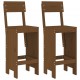 Sonata H Бар табуретки 2 бр меденокафяви 40x48,5x115,5 см бор масив
