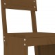 Sonata H Бар табуретки 2 бр меденокафяви 40x48,5x115,5 см бор масив