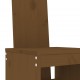Sonata H Бар табуретки 2 бр меденокафяви 40x42x120 см бор масив