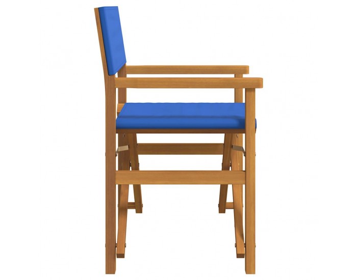 Sonata H Сгъваем директорски стол Blue Solid Wood Teak