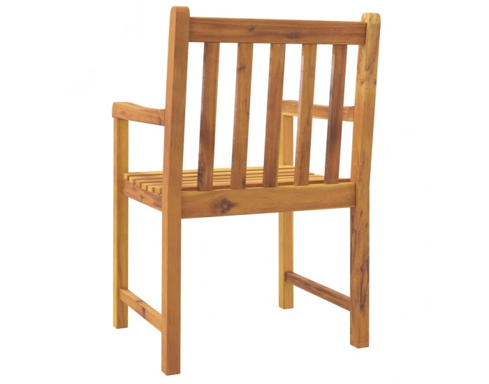 Sonata H Градински столове, 6 бр, 56x55,5x90 см, акация масив