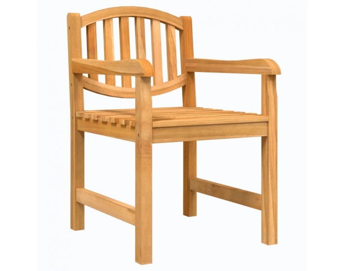 Sonata H Градински столове, 2 бр, 58x59x88 см, тиково дърво масив