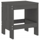 Sonata H Градински табуретки 2 бр сиви 40x36x45 см борово дърво масив