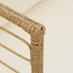 Sonata H Градински стол с възглавници Natural Poly Rattan