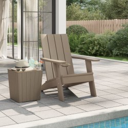 Sonata H Градински стол Адирондак светлокафяв 75x88,5x89,5 см PP - Scaune de grădină