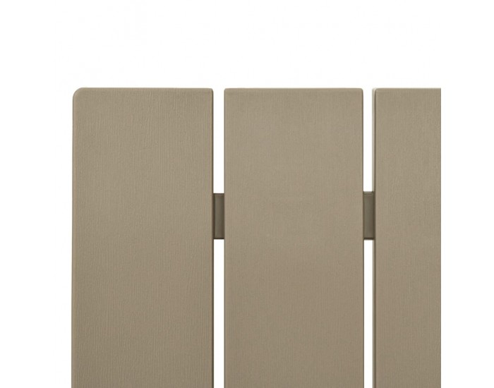 Sonata H Градински стол Адирондак светлокафяв 75x88,5x89,5 см PP