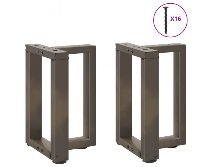 Sonata H Крака за холна маса T-образна 2 бр. естествена 28x25x(42-43) см