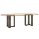 Sonata H Крака за холна маса T-образна 2 бр. естествена 28x25x(42-43) см