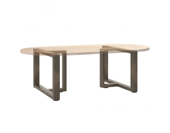 Sonata H Крака за холна маса T-образна 2 бр. естествена 60x25x(42-43) см