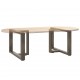 Sonata H Крака за холна маса T-образна 2 бр. естествена 60x25x(42-43) см