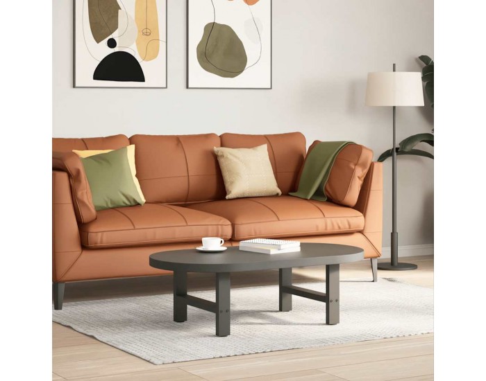 Sonata H Крака за масичка за кафе антрацит 2 бр. 50x(30-31) см стомана