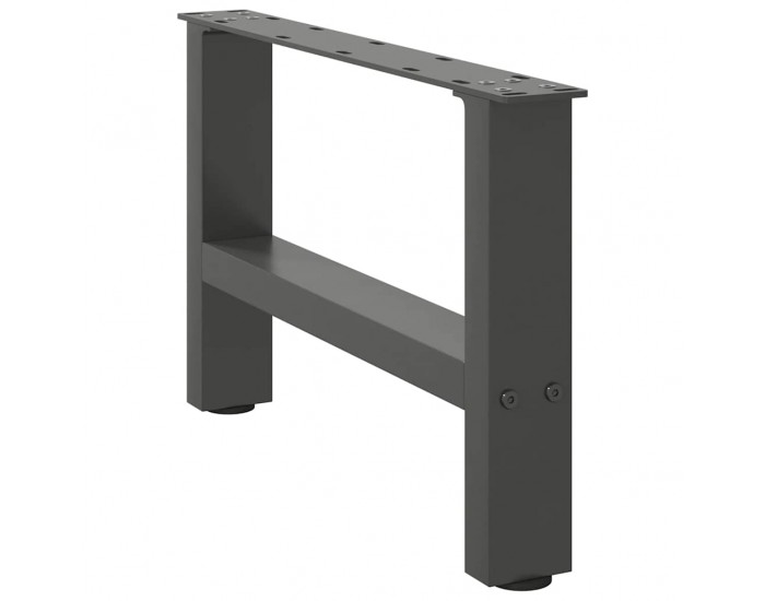 Sonata H Крака за масичка за кафе антрацит 2 бр. 50x(30-31) см стомана