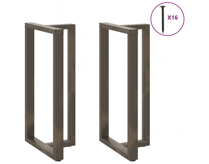 Sonata H Крака за бар маса T-образна 2 бр. естествена 60x35x(110-111) см