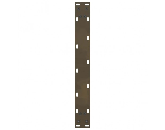 Sonata H Крака за масичка за кафе естествена стомана 2 бр. 50x(42-43) см