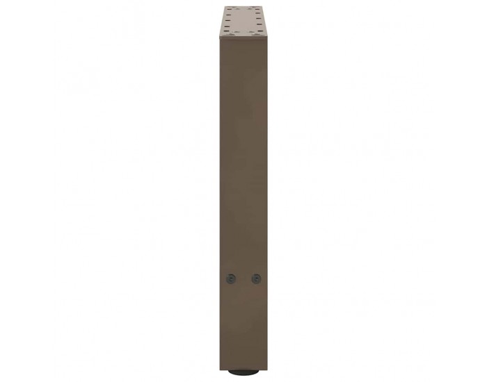 Sonata H Крака за масичка за кафе естествена стомана 2 бр. 50x(42-43) см