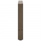 Sonata H Крака за масичка за кафе естествена стомана 2 бр. 50x(42-43) см