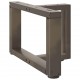 Sonata H Крака за холна маса T-образна 2 бр. естествена 50x25x(30-31) см