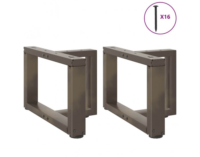 Sonata H Крака за холна маса T-образна 2 бр. естествена 40x25x(30-31) см