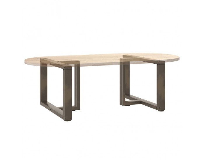 Sonata H Крака за холна маса T-образна 2 бр. естествена 70x25x(42-43) см