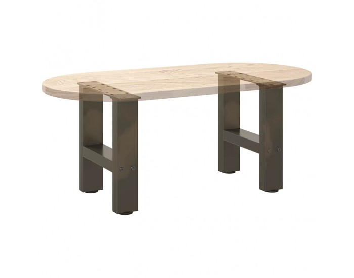 Sonata H Крака за масичка за кафе естествена 2 бр. 40x(30-31) см стомана