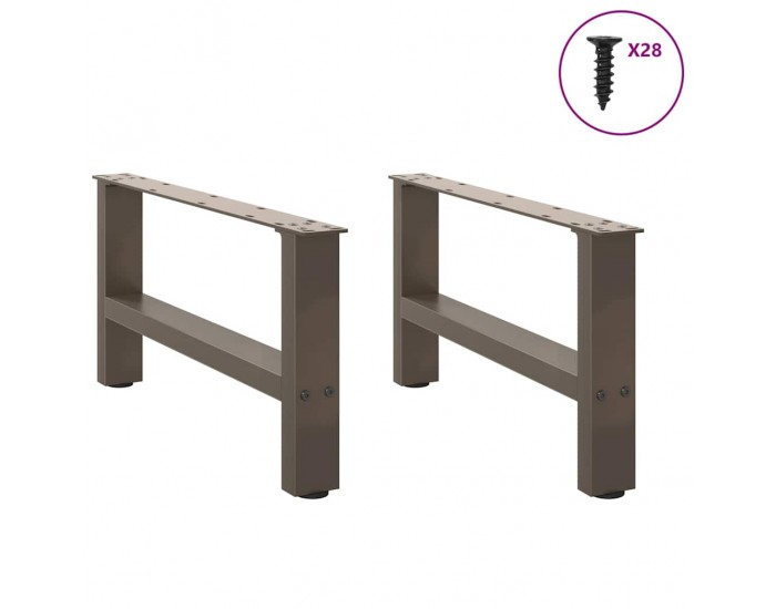 Sonata H Крака за масичка за кафе естествена 2 бр. 70x(30-31) см стомана