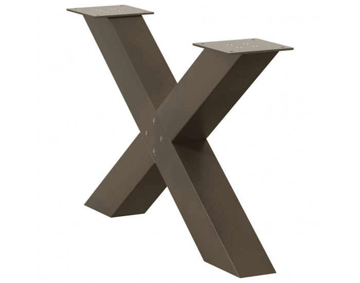 Sonata H Крака за холна маса X-образна 2 бр. естествена 70x(42-43) см