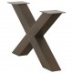 Sonata H Крака за холна маса X-образна 2 бр. естествена 70x(42-43) см