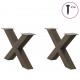 Sonata H Крака за холна маса X-образна 2 бр. естествена 70x(42-43) см