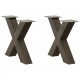 Sonata H Крака за холна маса X-образна 2 бр. естествена 50x(42-43) см