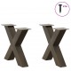 Sonata H Крака за холна маса X-образна 2 бр. естествена 50x(42-43) см