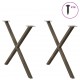 Sonata H Крака за маса за хранене с форма на X 2 бр. естествена