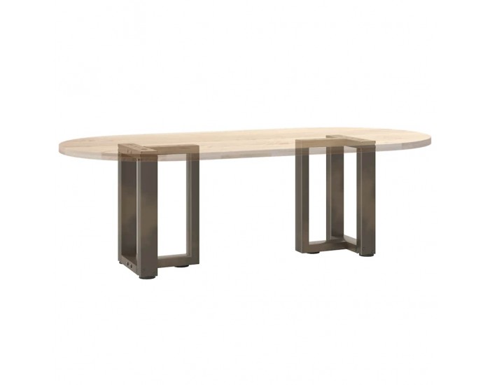 Sonata H Крака за холна маса T-образна 2 бр. естествена 38x25x(42-43) см