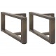 Sonata H Крака за холна маса T-образна 2 бр. естествена 70x25x(30-31) см