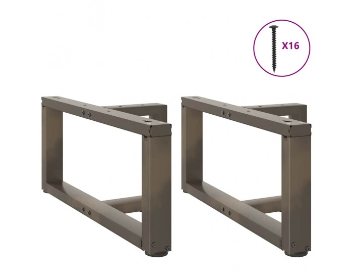 Sonata H Крака за холна маса T-образна 2 бр. естествена 70x25x(30-31) см