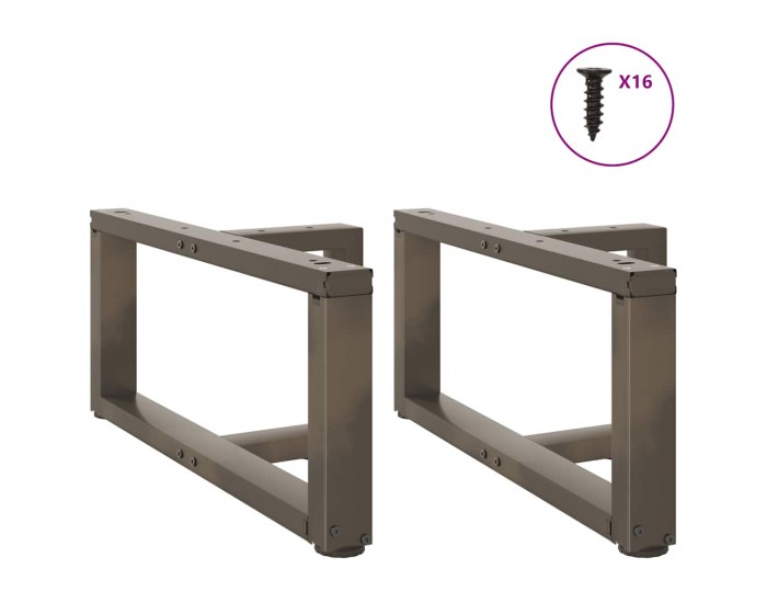 Sonata H Крака за холна маса T-образна 2 бр. естествена 70x25x(30-31) см