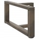 Sonata H Крака за холна маса T-образна 2 бр. естествена 70x25x(30-31) см