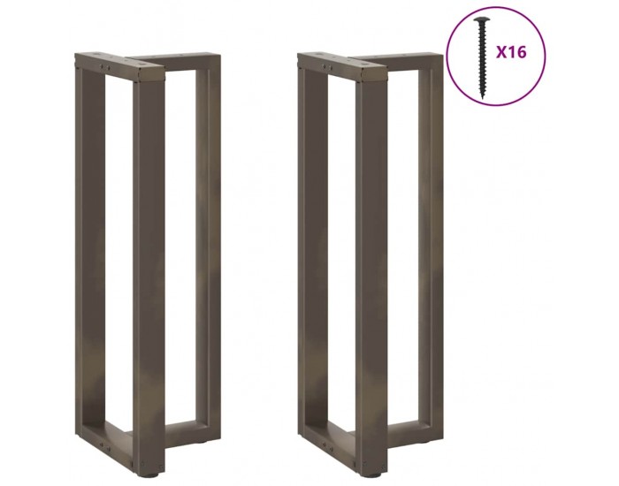 Sonata H Крака за бар маса T-образна 2 бр. естествена 50x35x(110-111) см