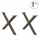 Sonata H Крака за холна маса X-образна 2 бр. естествена 70x(42-43) см