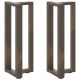Sonata H Конзолна маса крака T-образна 2 бр. естествена 25x28x(72-73) см