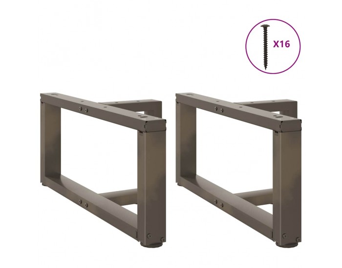 Sonata H Крака за холна маса T-образна 2 бр. естествена 60x25x(30-31) см