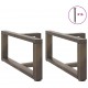 Sonata H Крака за холна маса T-образна 2 бр. естествена 60x25x(30-31) см