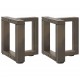 Sonata H Крака за холна маса T-образна 2 бр. естествена 30x25x(30-31) см