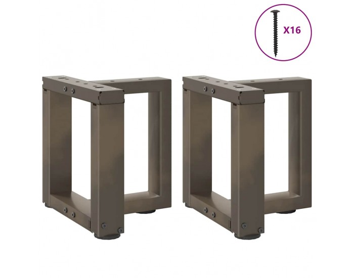 Sonata H Крака за холна маса T-образна 2 бр. естествена 30x25x(30-31) см