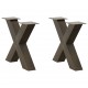 Sonata H Крака за холна маса X-образна 2 бр. естествена 60x(42-43) см